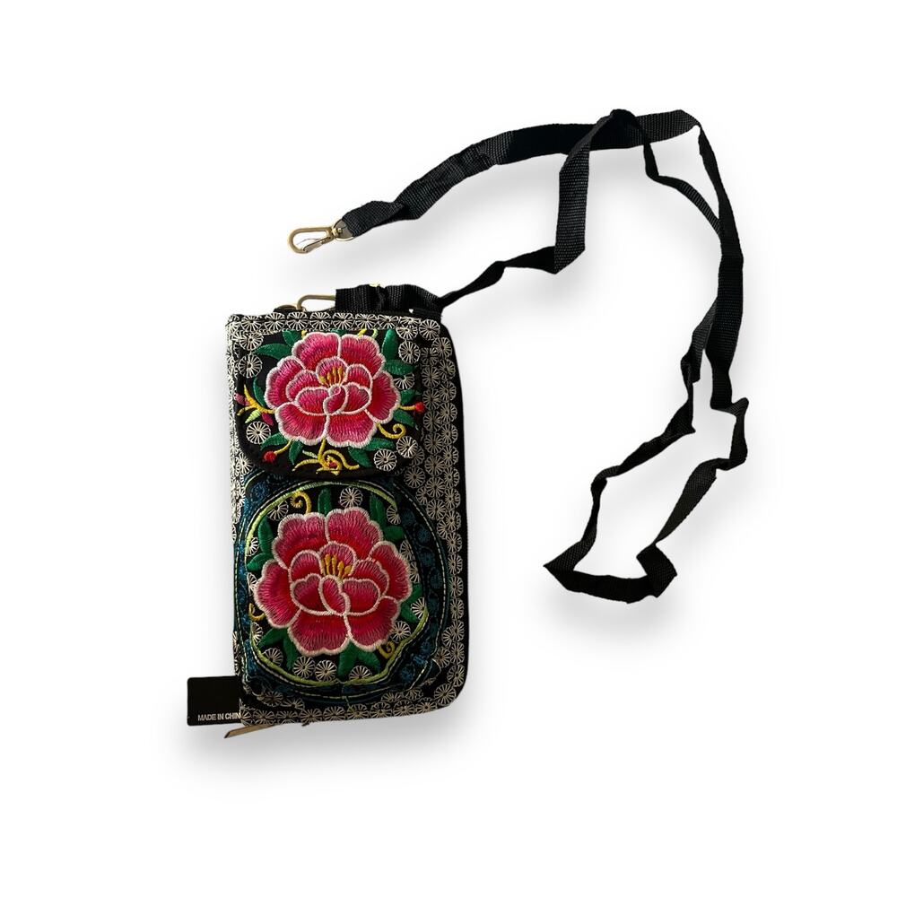 Minky embroidered wallet Mexican talavera design NWT - Picture 5 of 6